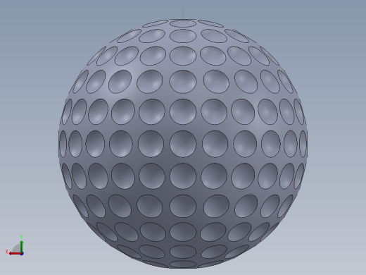 高尔夫球、高尔夫球小车、高尔夫球装备Golf Ball - Callaway style round dimpled SW.zip后视缩略图