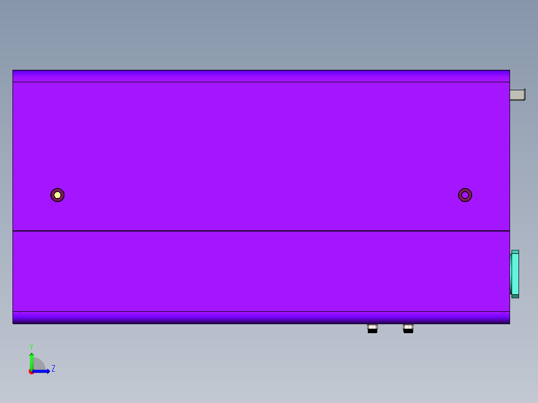 液压油箱左视图