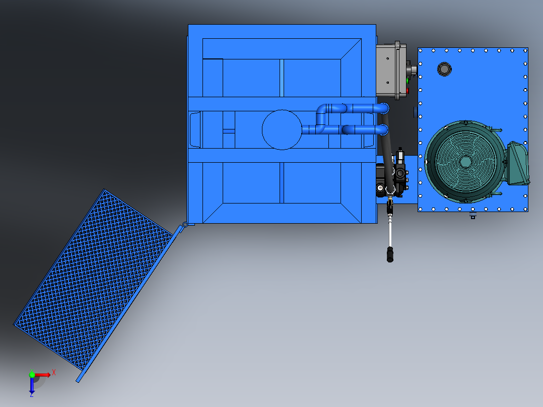 A3004075-液压压实机俯视图