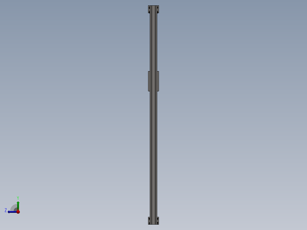 通过校正垂直和水平方向的运动来控制纵向和横向倾斜的程度。右视图