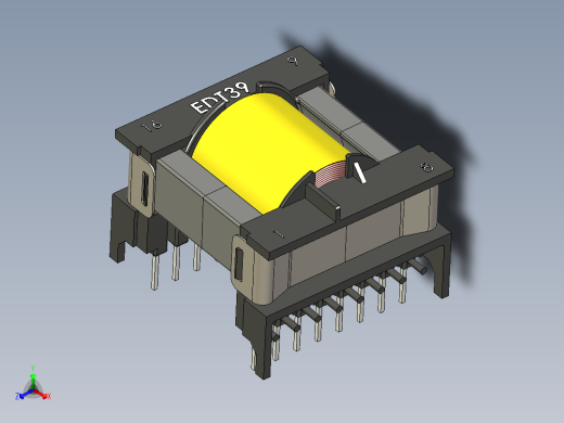 A0003391-ETD39ETD39 变压器开关电源正等轴测缩略图