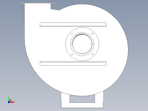 离心风机品牌Sodeca 545-2T-3I前视缩略图