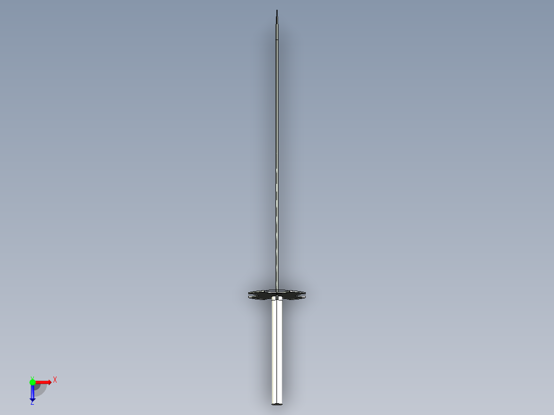 武士刀俯视图