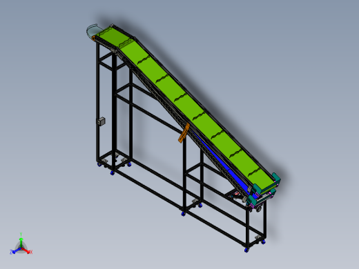 爬坡皮带输送机