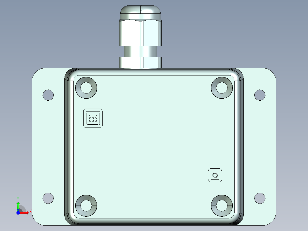 磁吸壁挂式烟雾温湿度变送器截图前视图