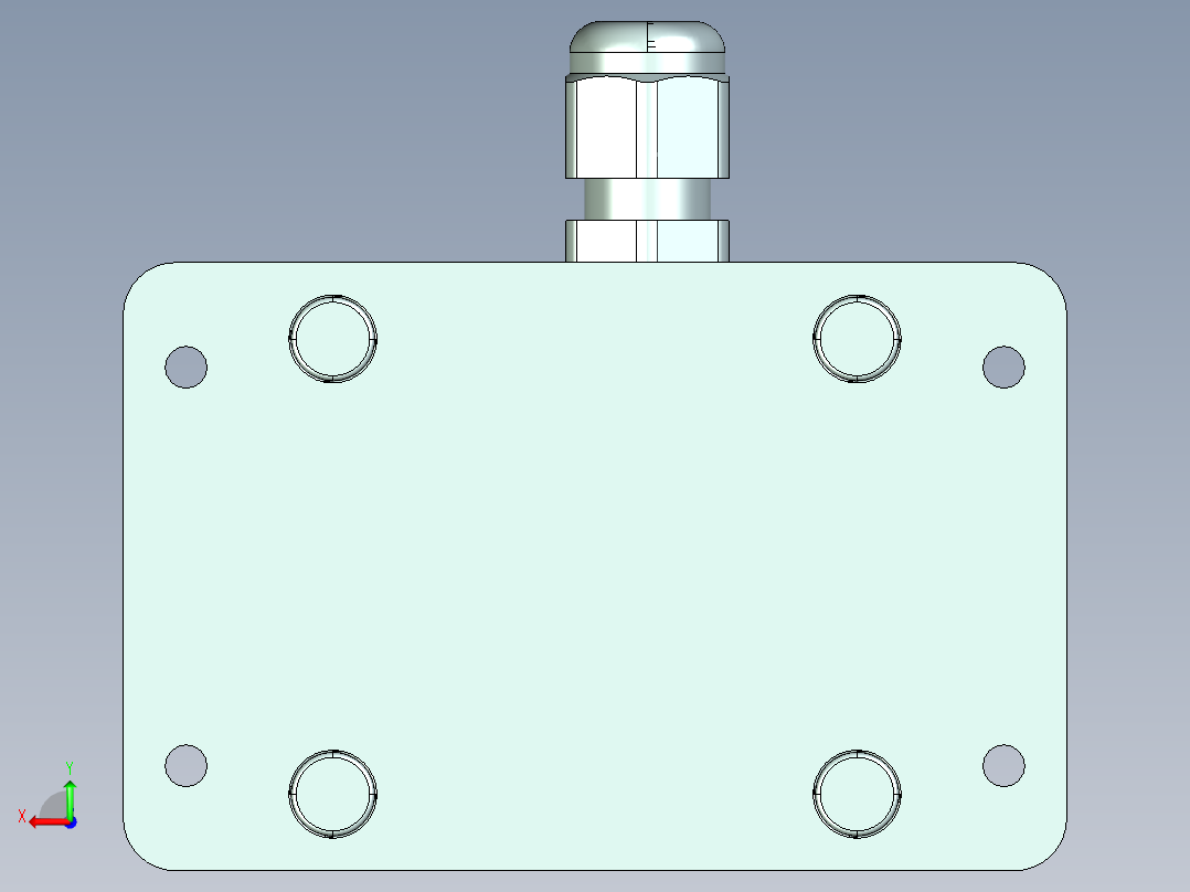 磁吸壁挂式烟雾温湿度变送器截图后视图