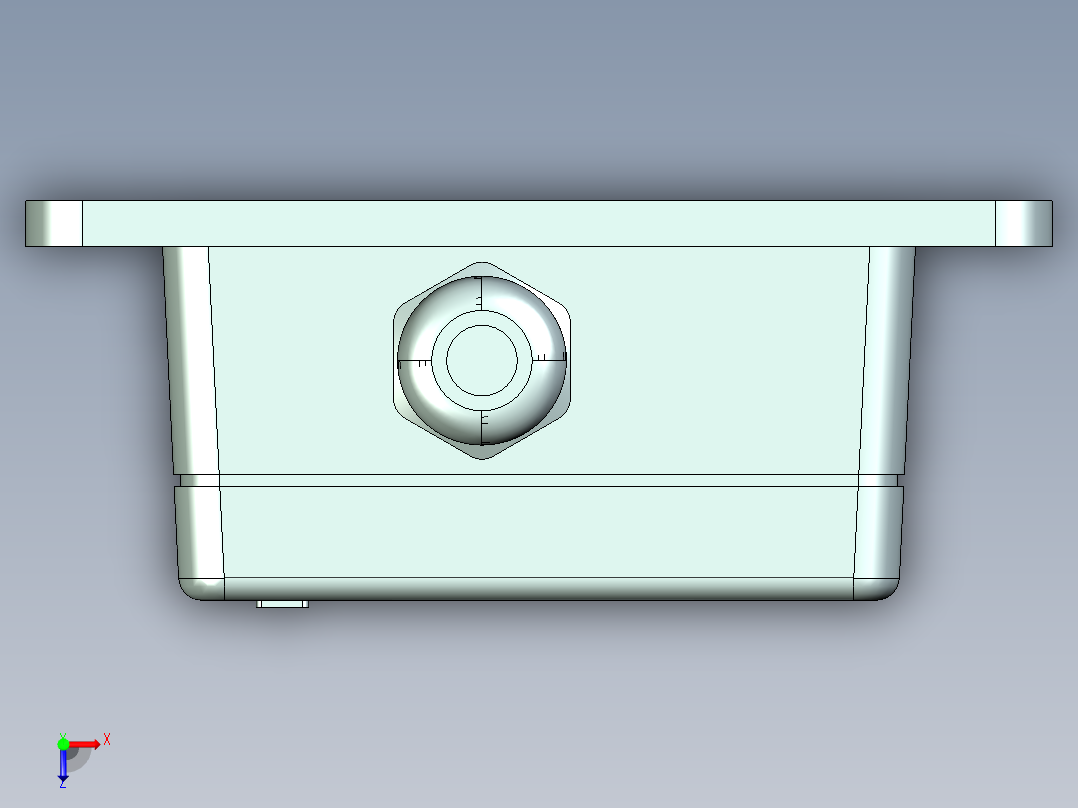 磁吸壁挂式烟雾温湿度变送器截图俯视图