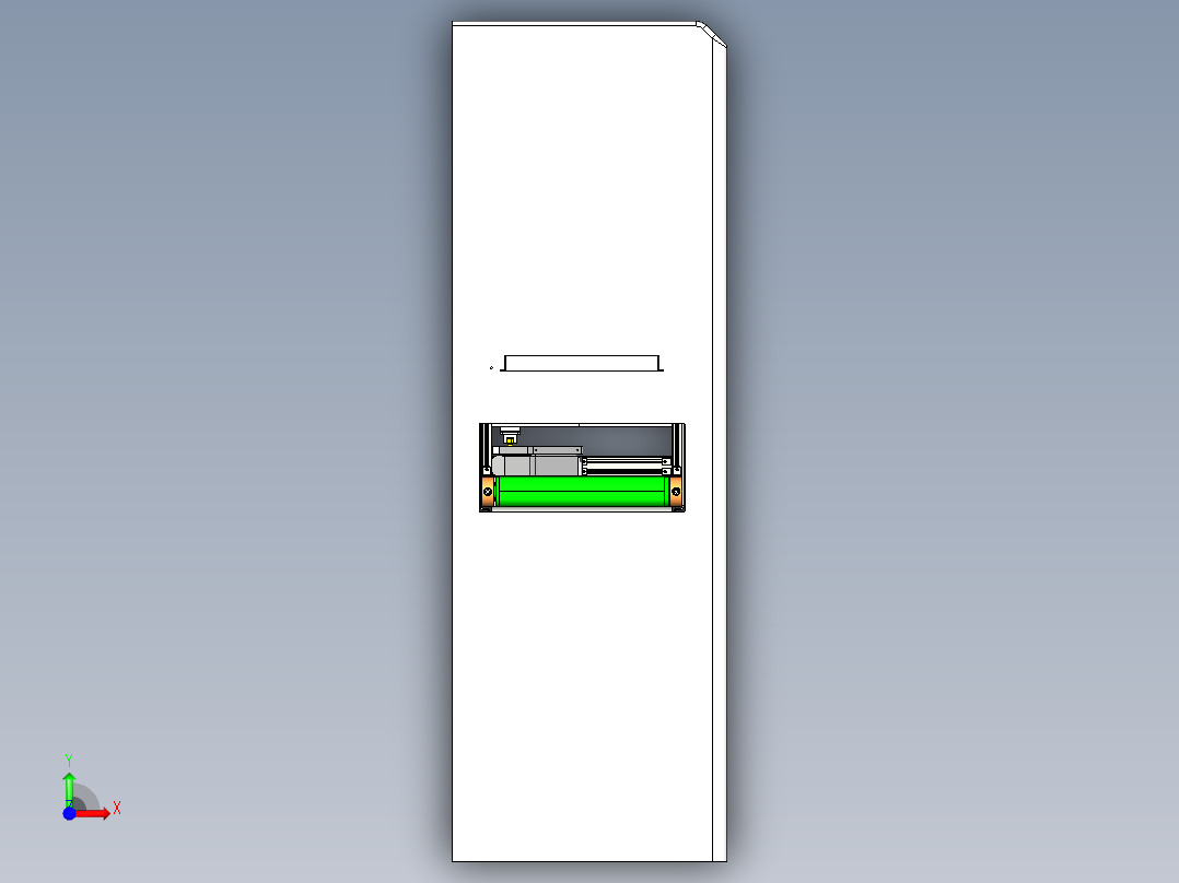 视觉检测前视图