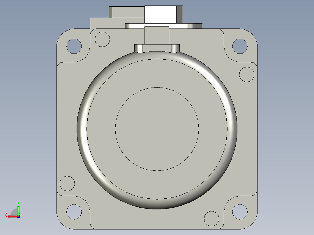 1Omron伺服电机R88M_1M40030T_BS2后视图