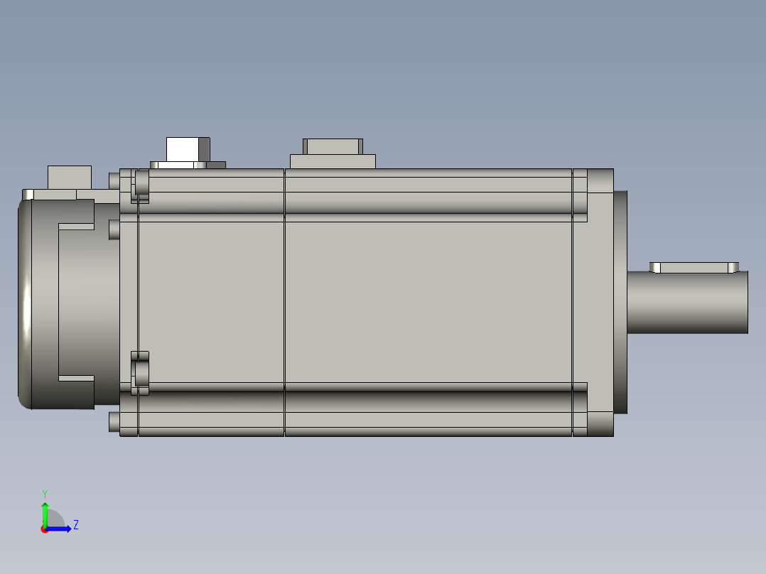 1Omron伺服电机R88M_1M40030T_BS2左视图