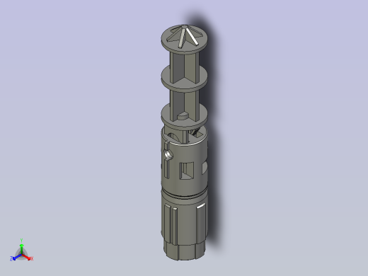 卡爪产品3D_长型正等轴测缩略图