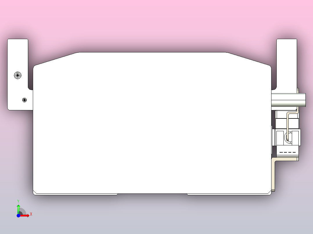 直驱直线电机轴TPA-LNP-140D-P13-L4020-C-1-3-C-10-N3(磁栅尺)前视图