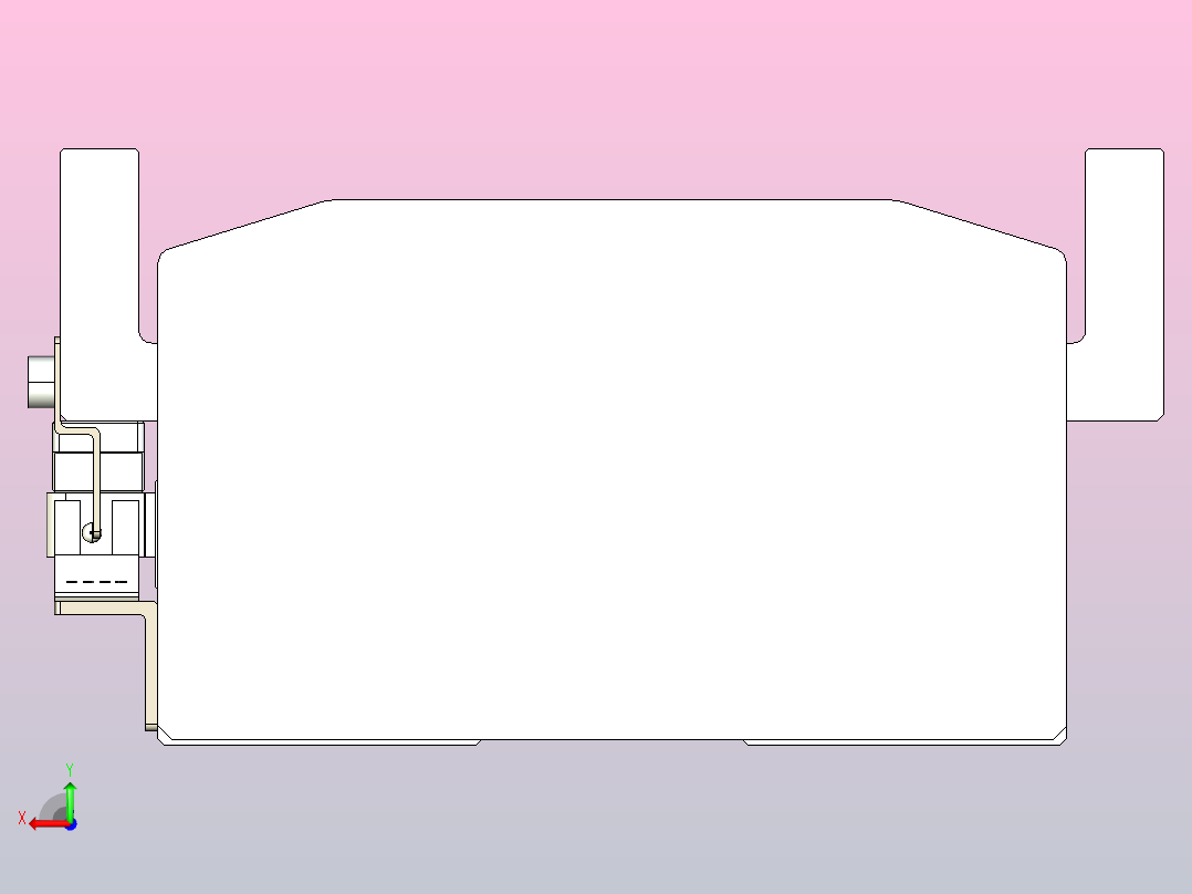 直驱直线电机轴TPA-LNP-140D-P13-L4020-C-1-3-C-10-N3(磁栅尺)后视图