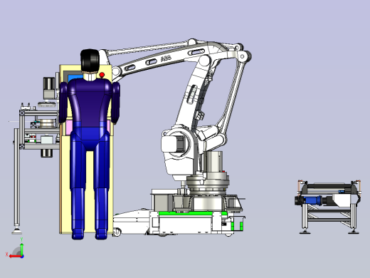 类轴承圆环的自动清理毛刺作业模拟后视缩略图