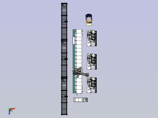 类轴承圆环的自动清理毛刺作业模拟俯视缩略图