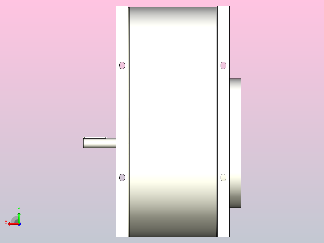 SYQS-R离心风机[SYQS-基本型R]亿利达，后视图