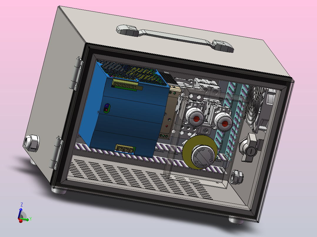 电源控制箱主视图