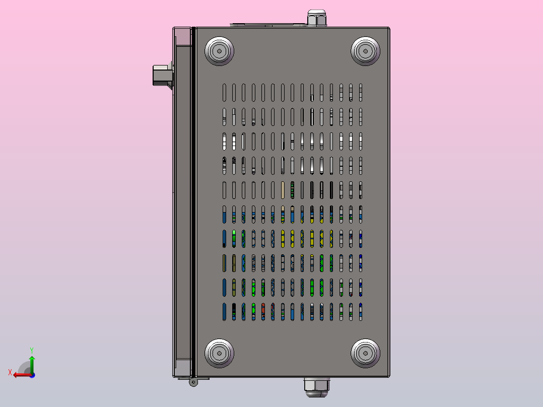 电源控制箱后视图
