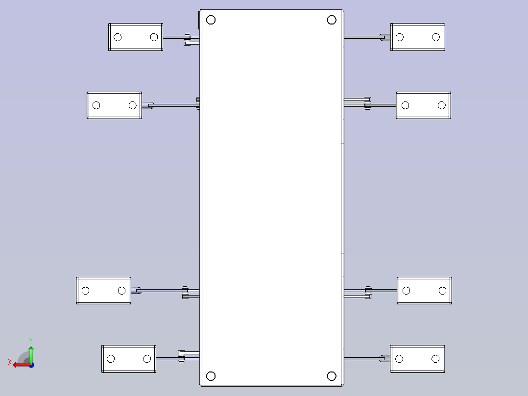 蜘蛛机器人3D后视图