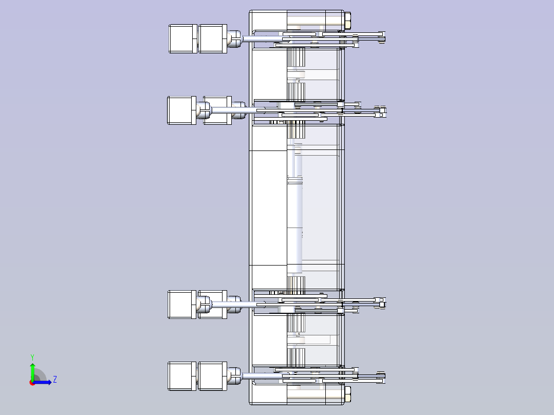 蜘蛛机器人3D左视图