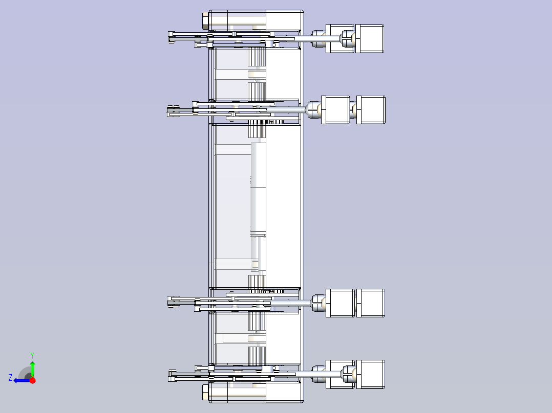 蜘蛛机器人3D右视图