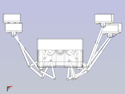 蜘蛛机器人3D俯视缩略图