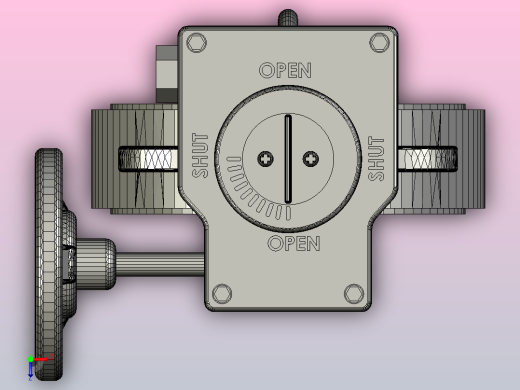蝶形阀俯视缩略图