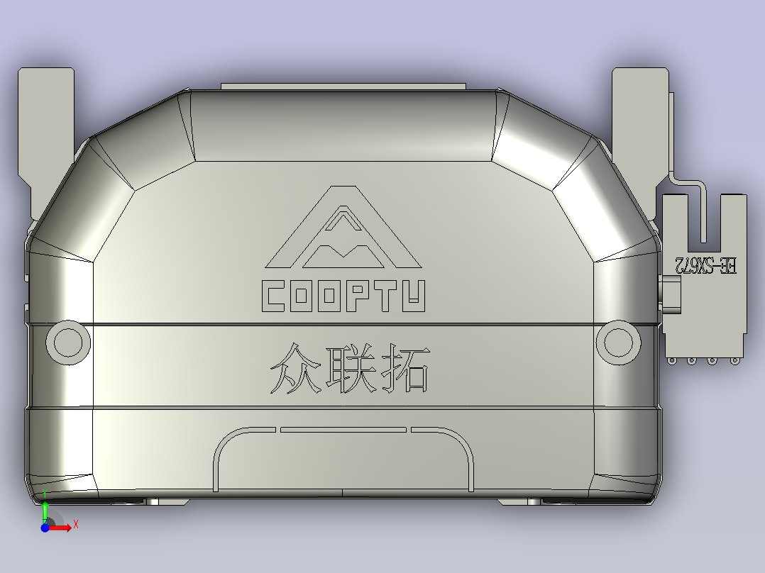 CZXDTGS12-BC-200W伺服电机-Aa1前视图