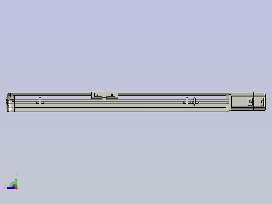 CZXDTGS12-BC-200W伺服电机-Aa1右视图