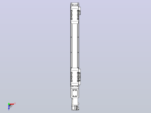 滚珠丝杠线性轴TPA-GCRS-50-1205C-L125-M-M10-N3俯视缩略图