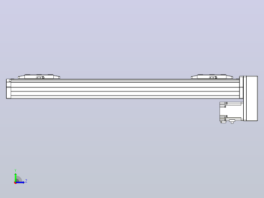 滚珠丝杠线性轴TPA-GCRS-80-1610C-L175-MP-M20-N3左视缩略图