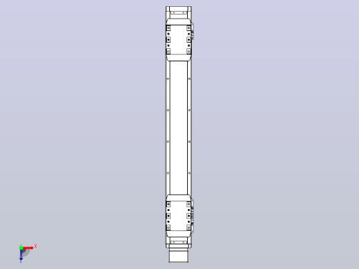 滚珠丝杠线性轴TPA-GCRS-80-1610C-L175-MP-M20-N3俯视缩略图