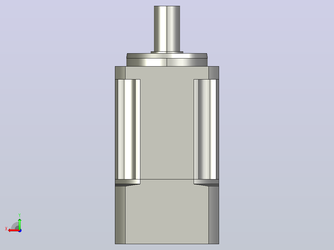 JTX60-L2 14-50-70-M4精密型JTX60直齿轮行星减速机后视图