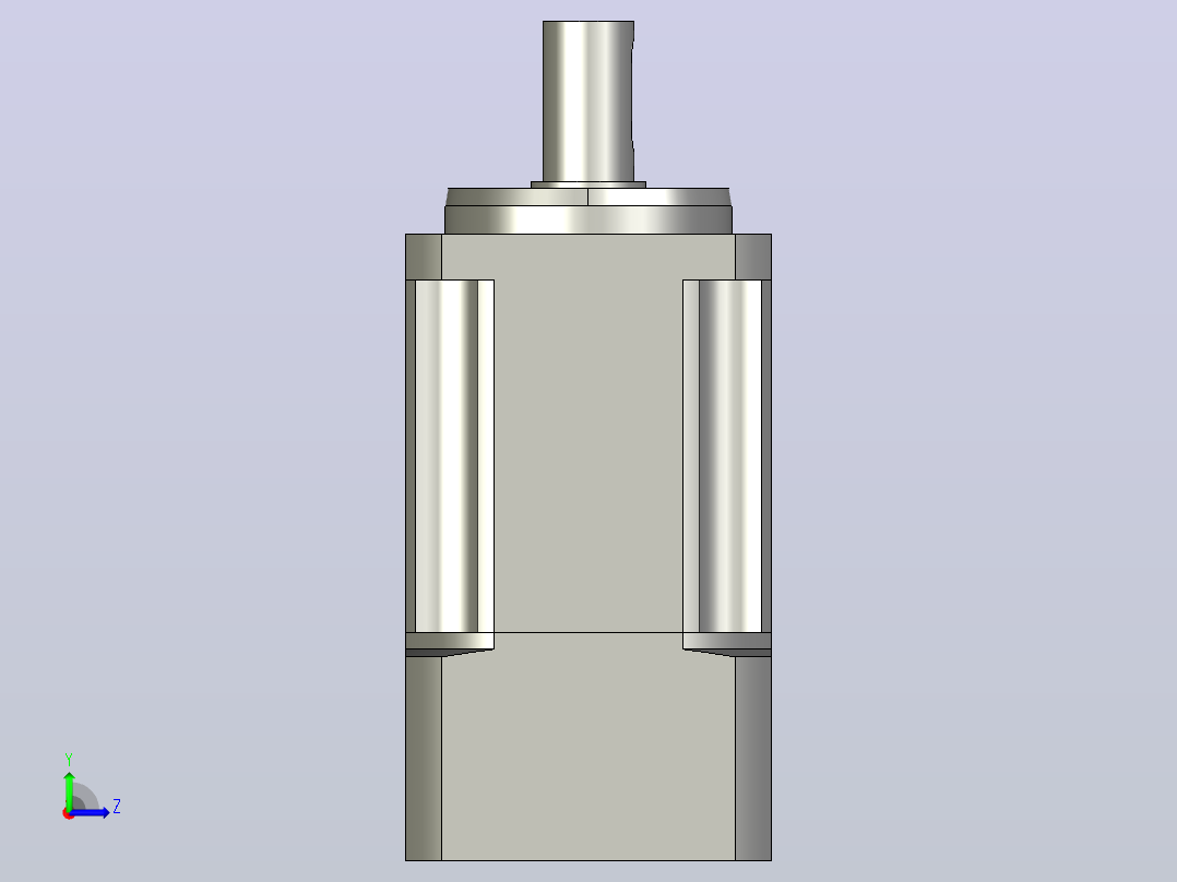 JTX60-L2 14-50-70-M4精密型JTX60直齿轮行星减速机左视图