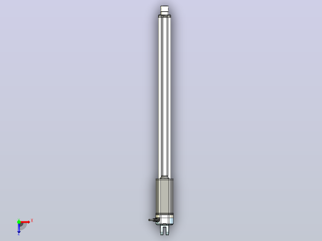 电动推杆3000N(ZJWSN-A2)[ZJWSN-A2-S400]俯视图