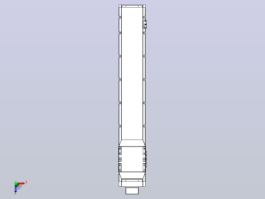 滚珠丝杠直线轴内置导轨TPA-GCR-170-2510C-L850-MP-M75-N3俯视缩略图