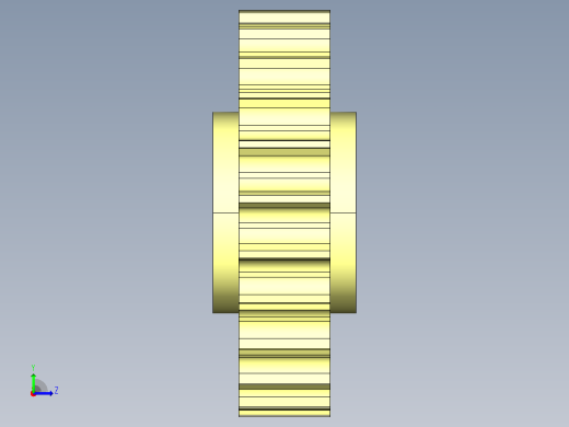 JI 881-23T-R40-C1 881系列机加工被动轮左视缩略图