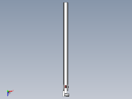皮带直线轴半封闭可选导轨TPA-HNB-120D-110-L2000-ML-C-P40-N3俯视缩略图