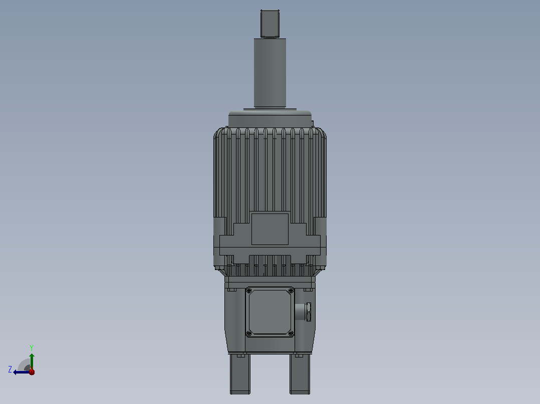 电力液压推动器MYT2-200／12 W.UL.DL.C.H.S右视图