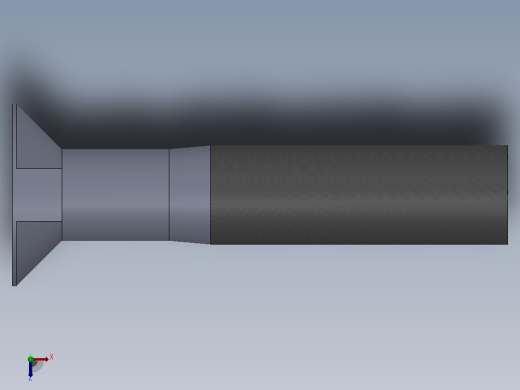 多套GBT10-GBT800沉头螺栓3D模型Solidworks设计俯视缩略图