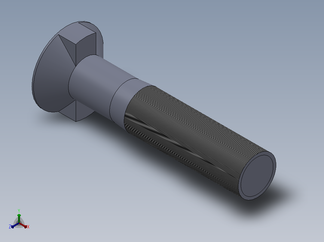 多套GBT10-GBT800沉头螺栓3D模型Solidworks设计正等轴测图