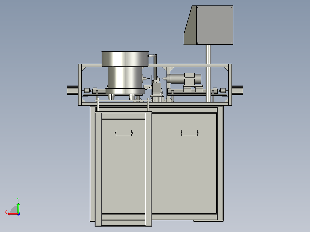 11高速自动耳机打孔机后视图