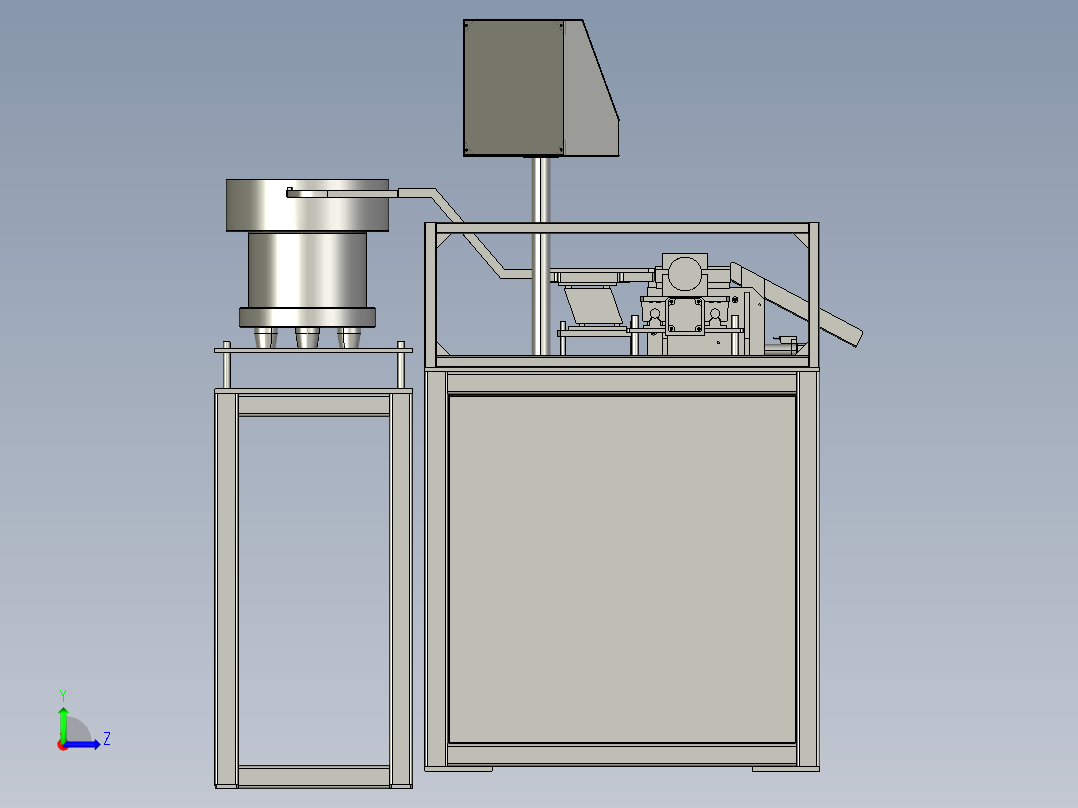 11高速自动耳机打孔机左视图