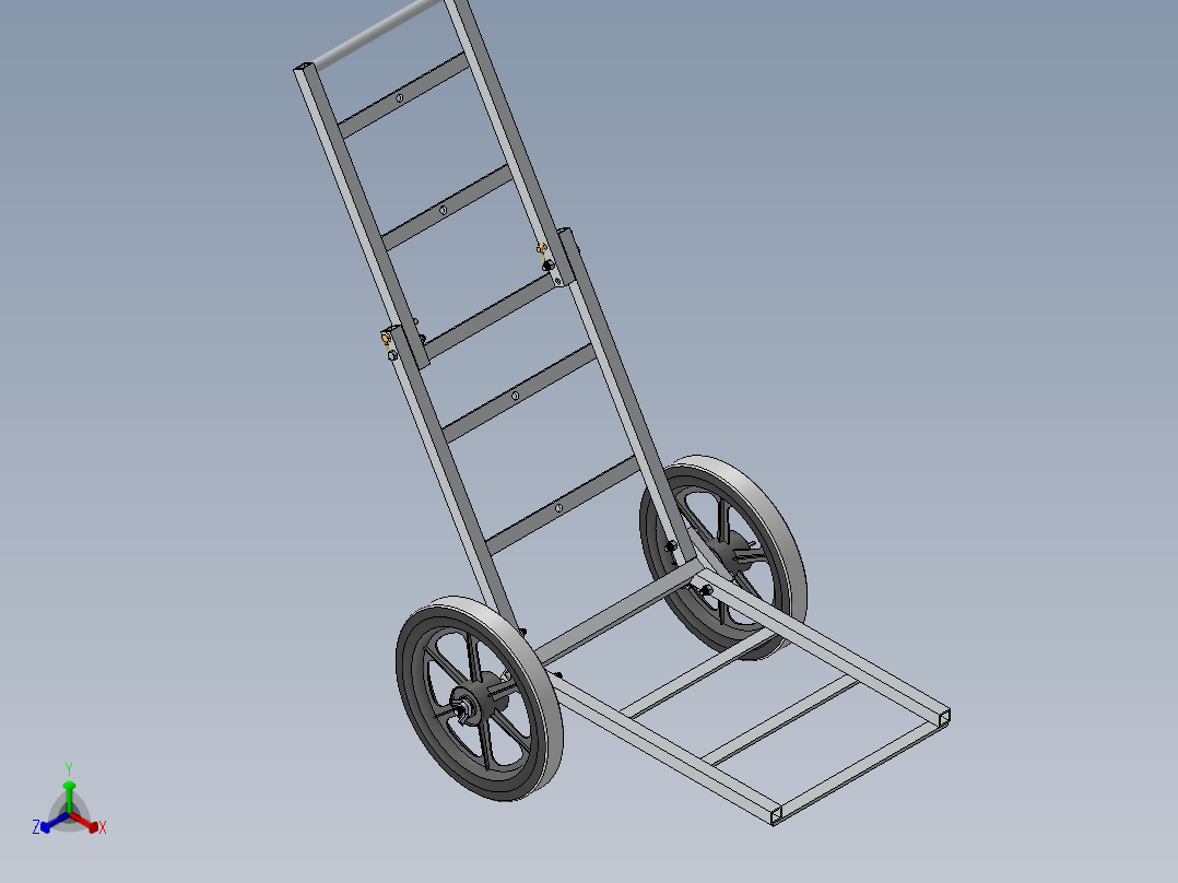 solidworks 人工装卸车设计