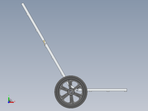 solidworks 人工装卸车设计前视缩略图