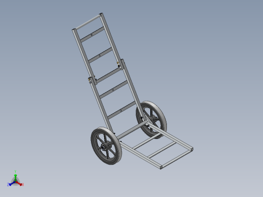 solidworks 人工装卸车设计正等轴测缩略图