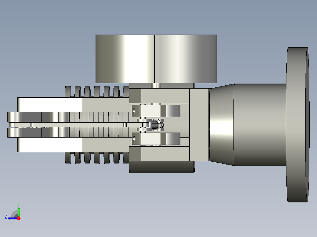斯特林模型图纸-PDF和3d右视图