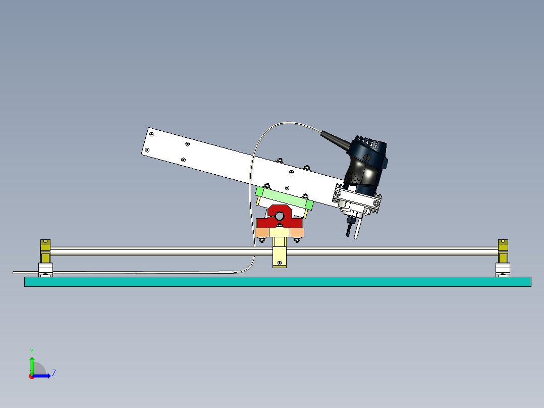 4_3D木质复制机左视图