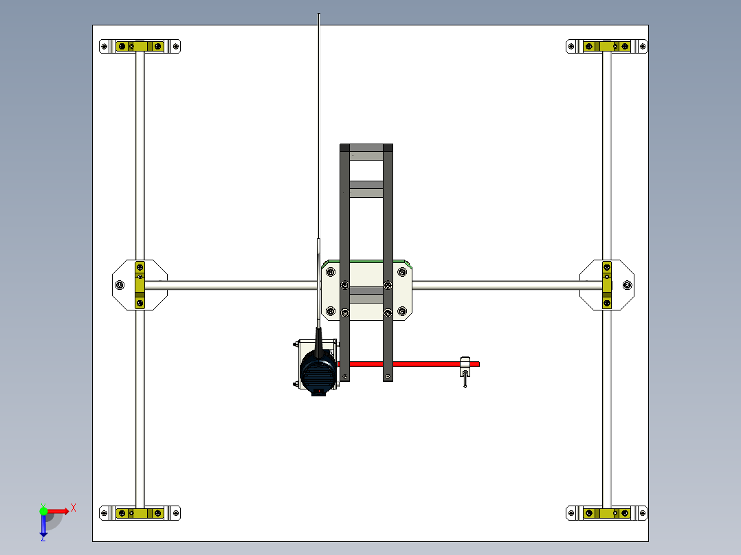 4_3D木质复制机俯视图