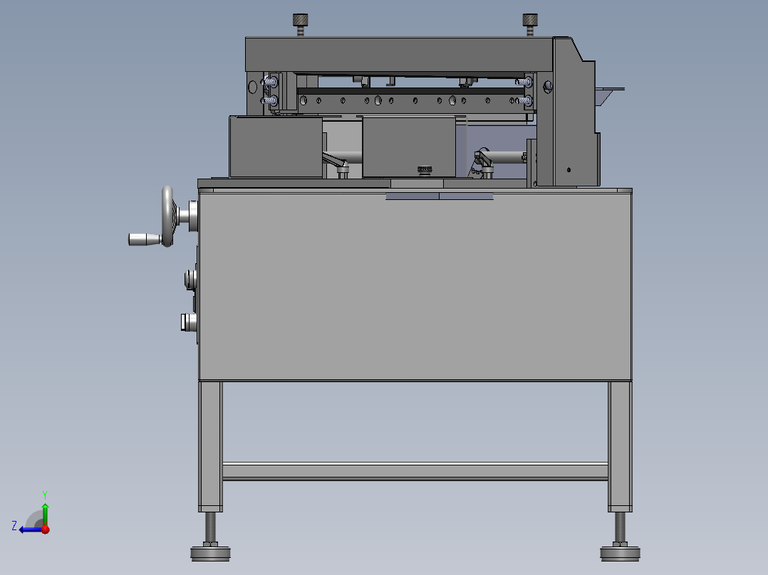 WXQ300斜切机(圆弧板)右视图
